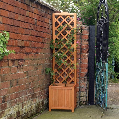 Garden Planter with Trellis for outdoor