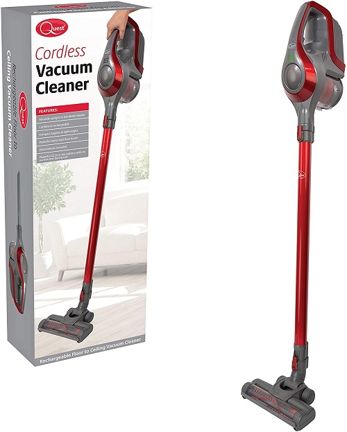 Quest 2 in 1 Cordless Handheld Vacuum  Red