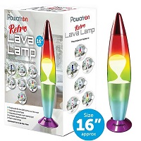 Contemporary Rainbow Lava Lamp Light Peaceful Motion Wax Liquid Relaxation Room