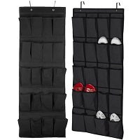 20 Pockets Hanging Over Door Shoe Organiser Storage Rack Bag Box Wardrobe Hook 