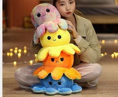 30cm extra large  reversible Octopus Plush