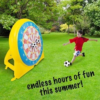 Giant Inflatable Football Dart Board Outdoor Kick Ball Target Garden Game