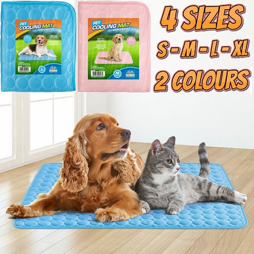 Luxury Pet Dog Cooling Gel Pad Cool Mat Bed Pillow Cushion Mattress Heat Relief