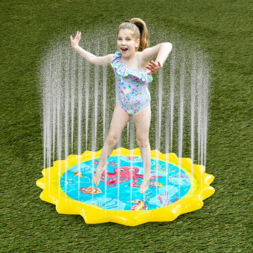 Sprinkle Splash Play Mat Pool Water Pad 67 Summer Inflatable Garden Swimming