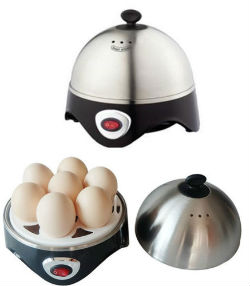 Stainless Steel Electric Egg Boiler Steamer Poacher 7 Perfectly Boiled Eggs