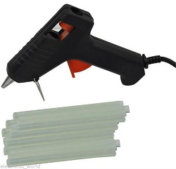 Add a review for: PUREGADGETS TRIGGER ELECTRIC HOT MELT GLUE GUN PLUS 50 ADHESIVE STICKS FOR HOBBY CRAFT MINI