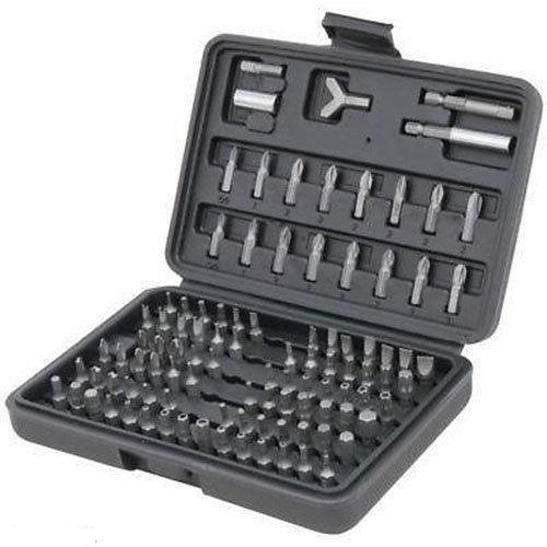 100 PC Chrome Vanadium Security Screwdriver Tamperproof Torx Hex Bit Set + Case 