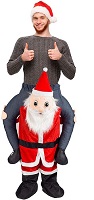 Adult Fancy Dress Santa Piggy Back Costume