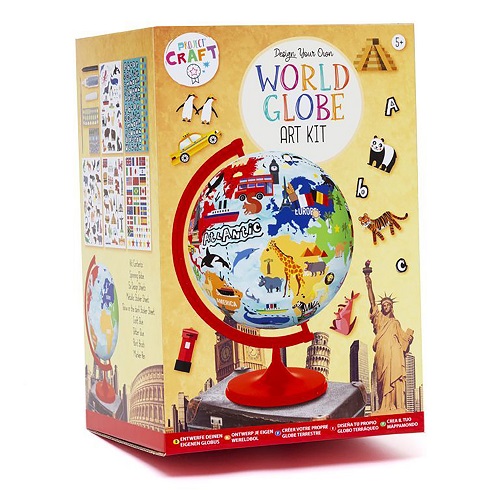 Design Your Own World Globe Art Kit