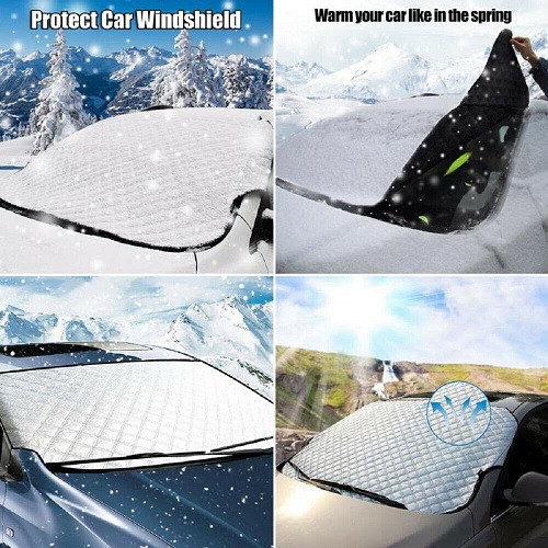 Large Heavy Duty Windscreen Cover Protect From Snow Frost Ice Screen Windshield